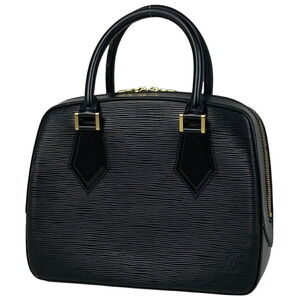 Louis Vuitton Sablon Epi Handbag Noir Black